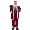 Life-Size Father Santa Plush Stuffed Doll Standing